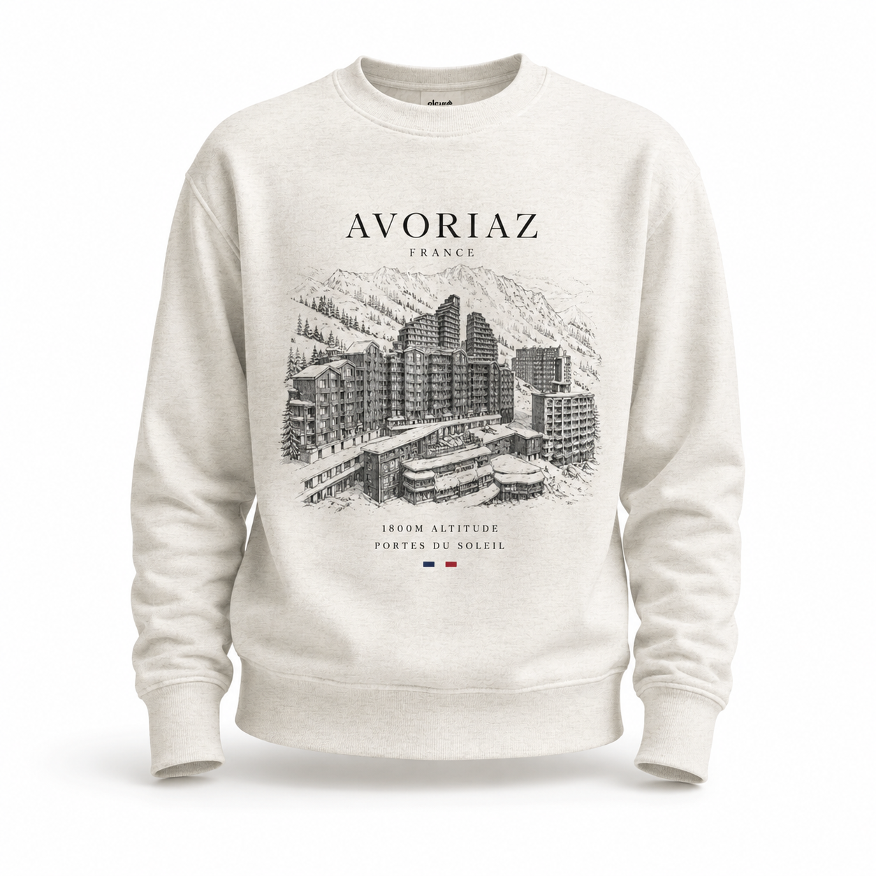 Avoriaz Unisex Sweatshirt - Oatmeal