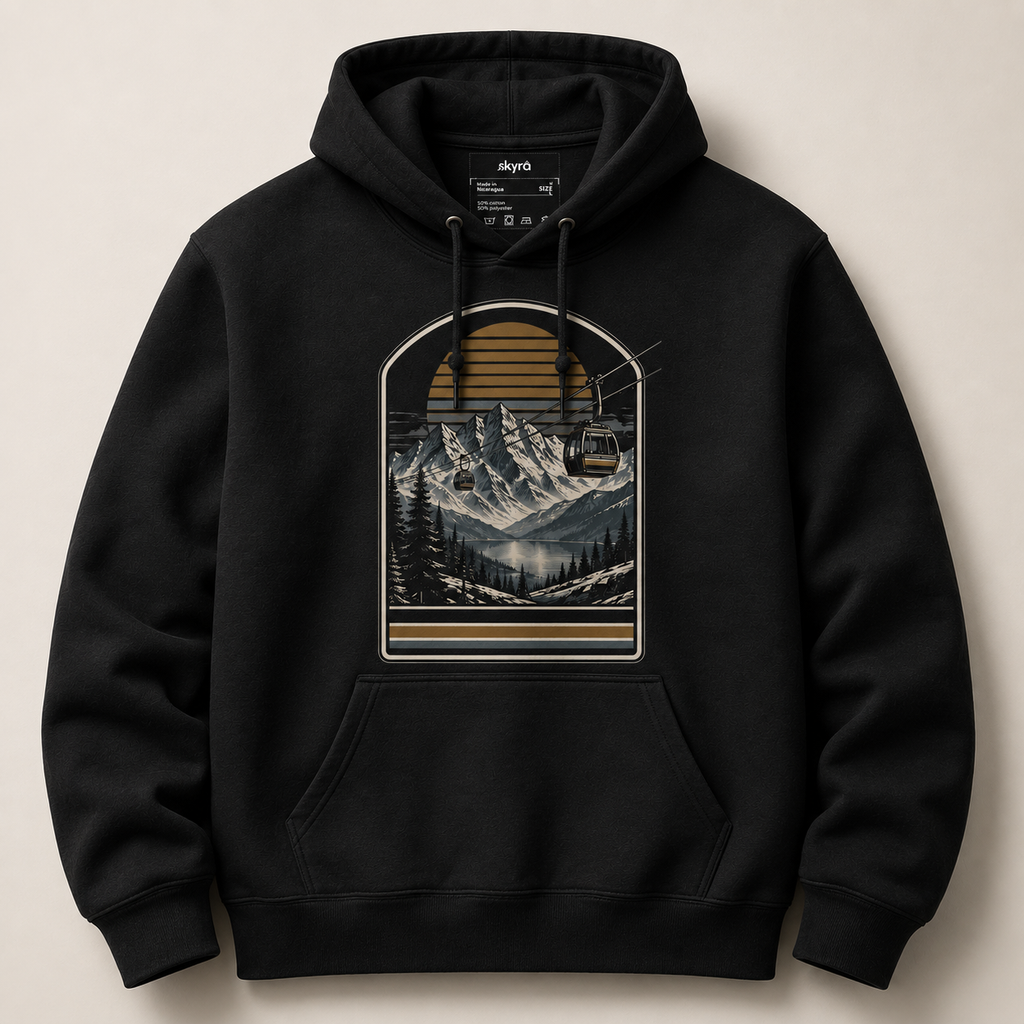 Retro Ski Gondola Hoodie