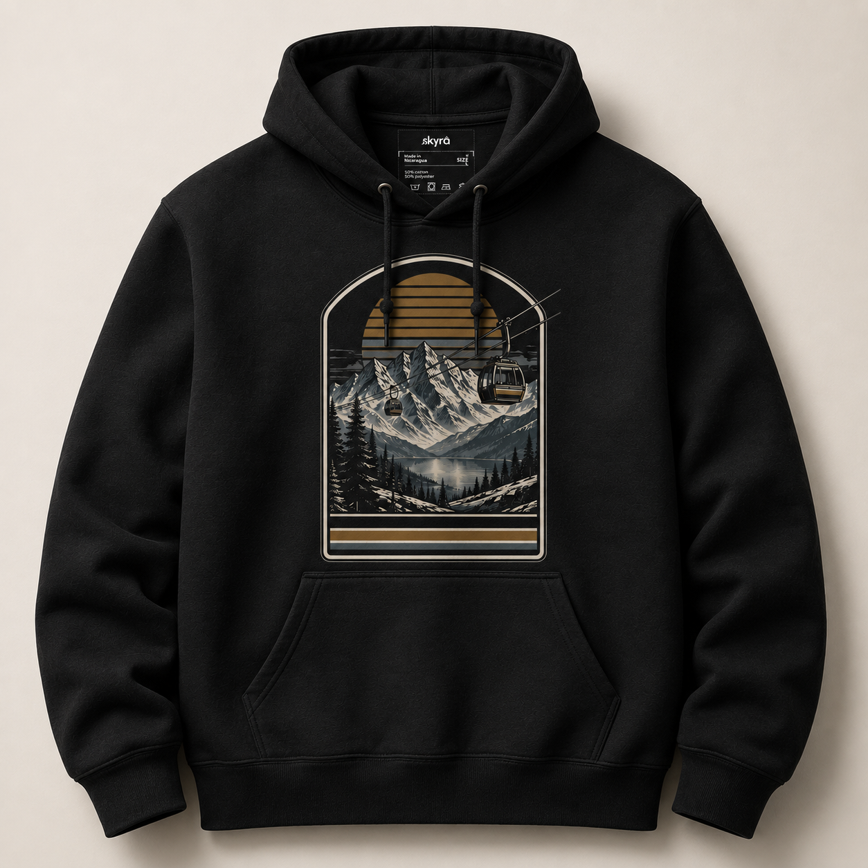 Retro Ski Gondola Hoodie