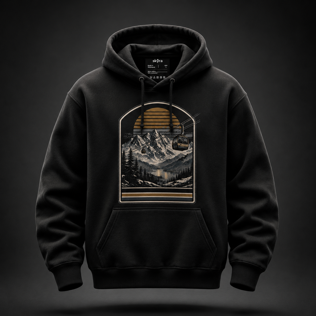 Retro Ski Gondola Hoodie