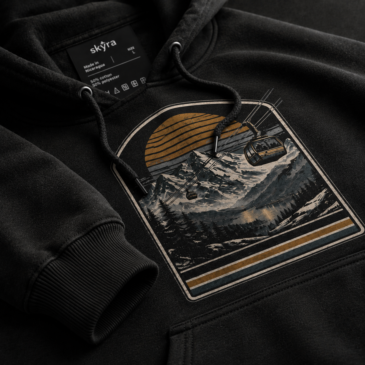 Retro Ski Gondola Hoodie
