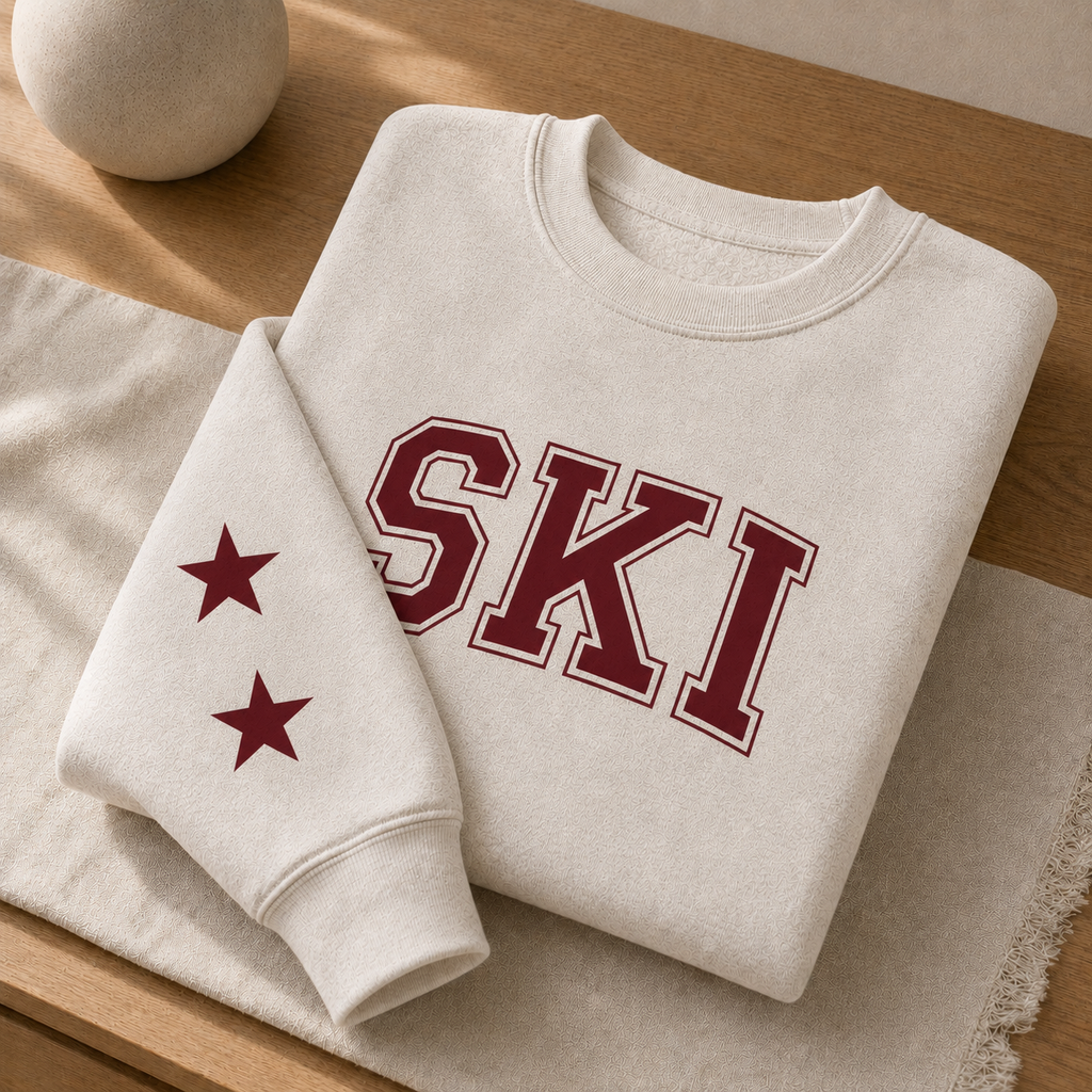 Ella Signature Ski Collegiate Sweatshirt