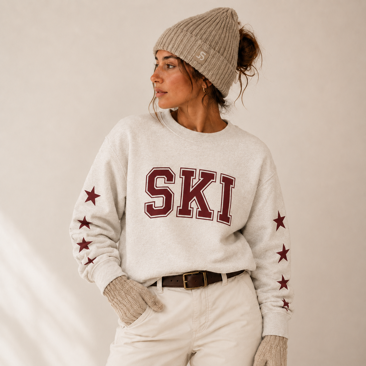 Ella Signature Ski Collegiate Sweatshirt