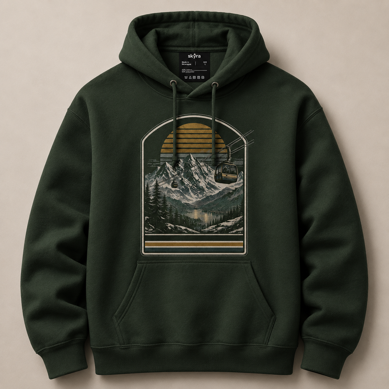Retro Ski Gondola Hoodie