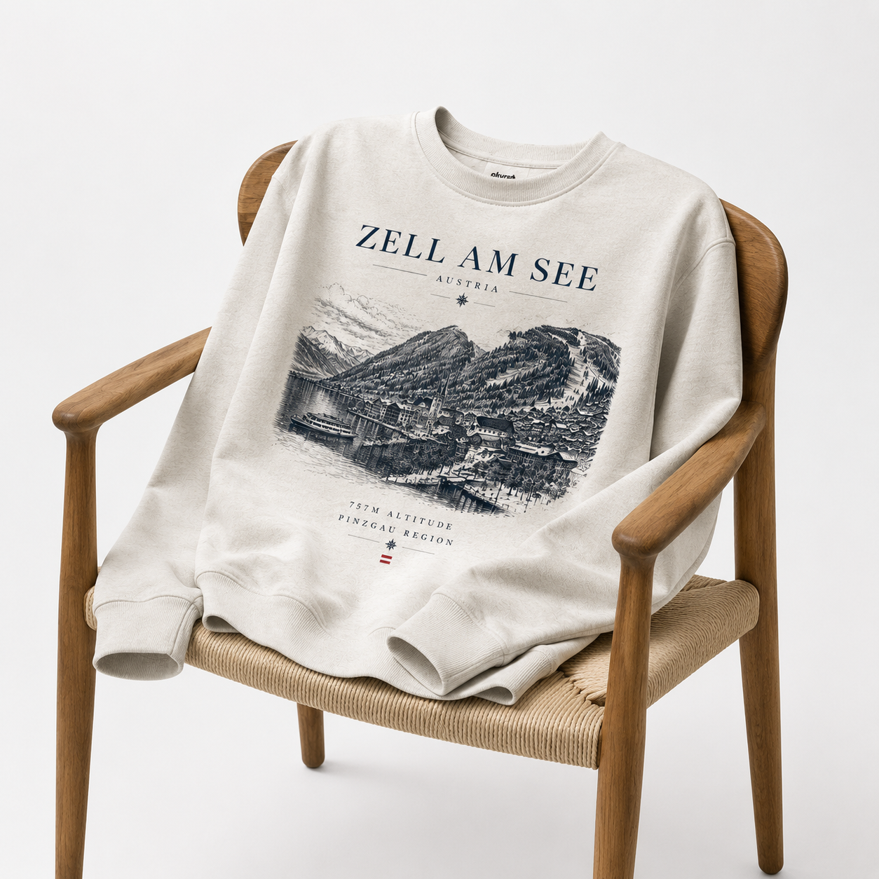 Zell am See Unisex Sweatshirt – Oatmeal