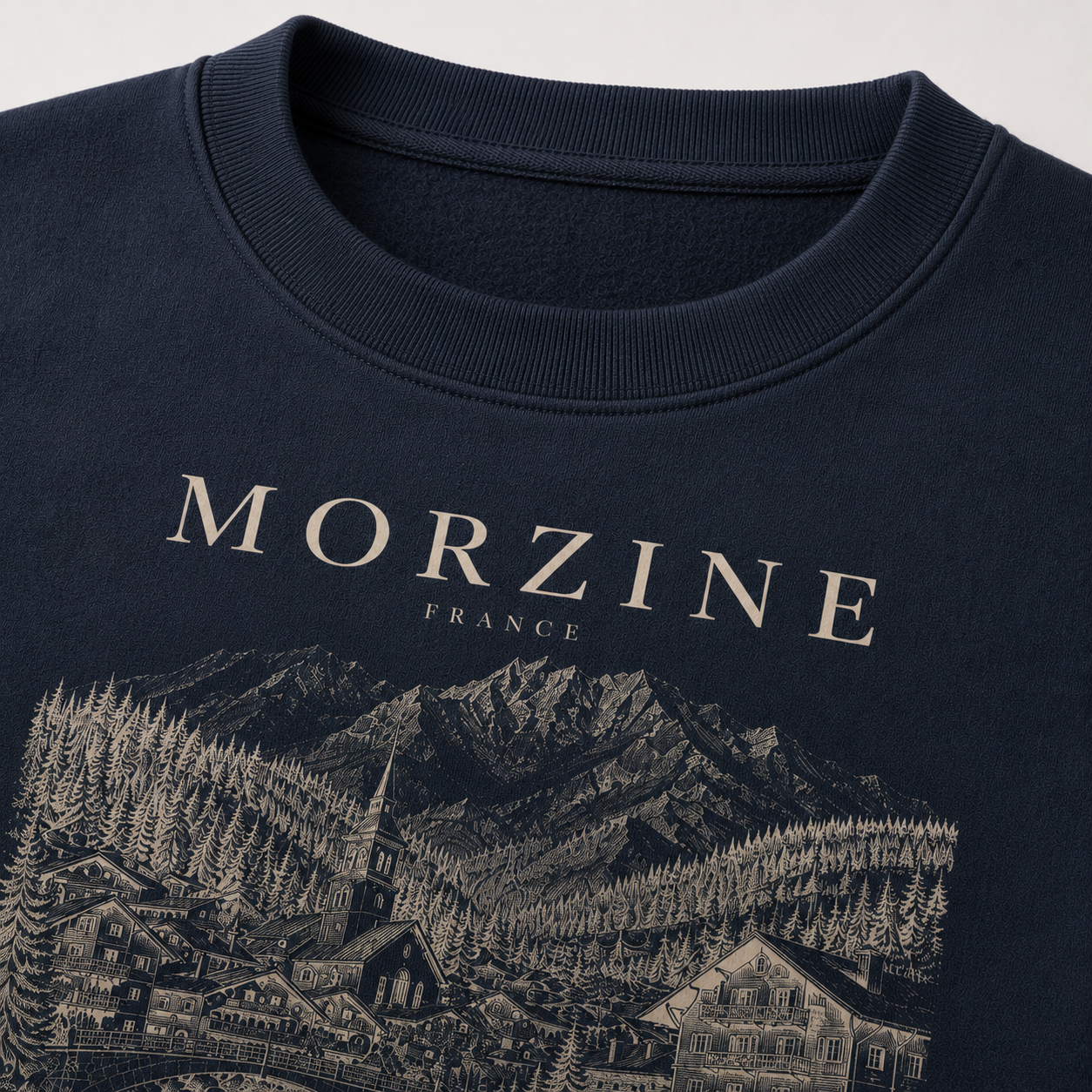 Morzine Unisex Sweatshirt – Navy