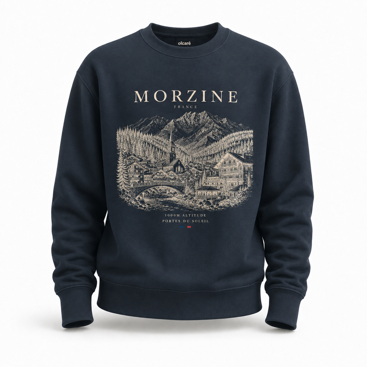 Morzine Unisex Sweatshirt – Navy