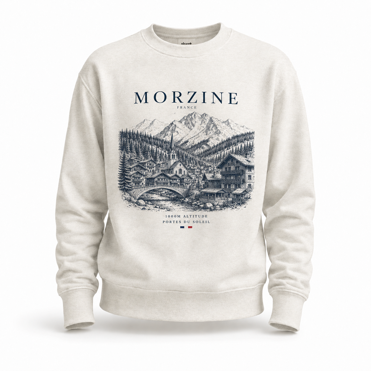 Morzine Unisex Sweatshirt – Oatmeal