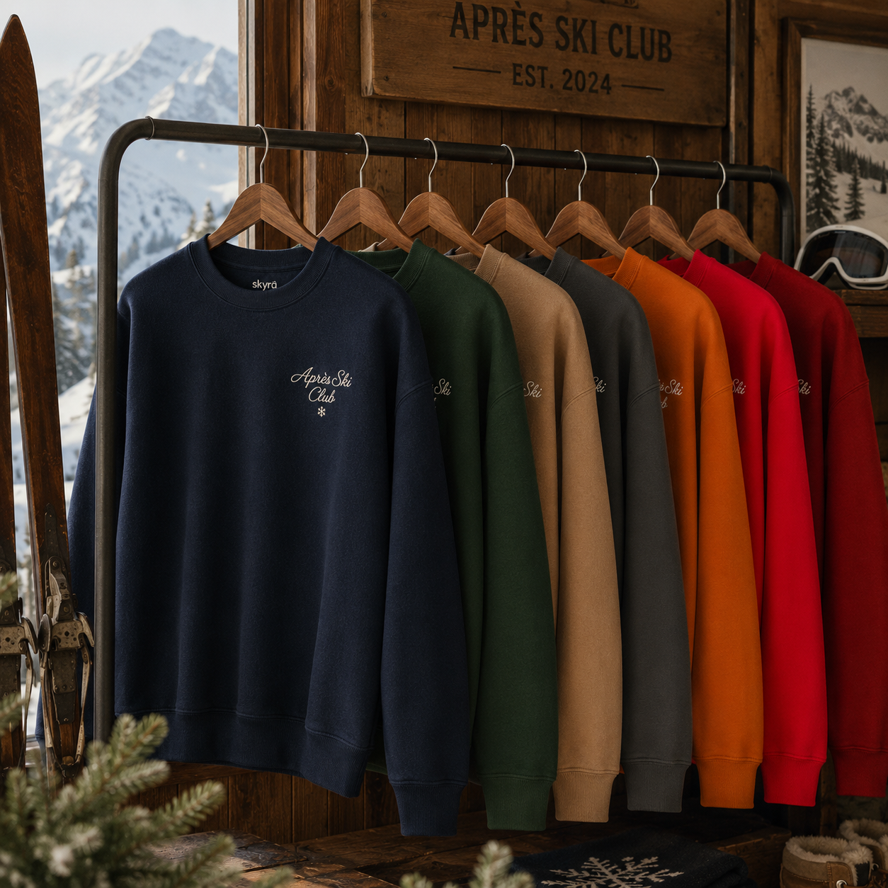 Apres Ski Club Premium Embroidered Sweatshirt