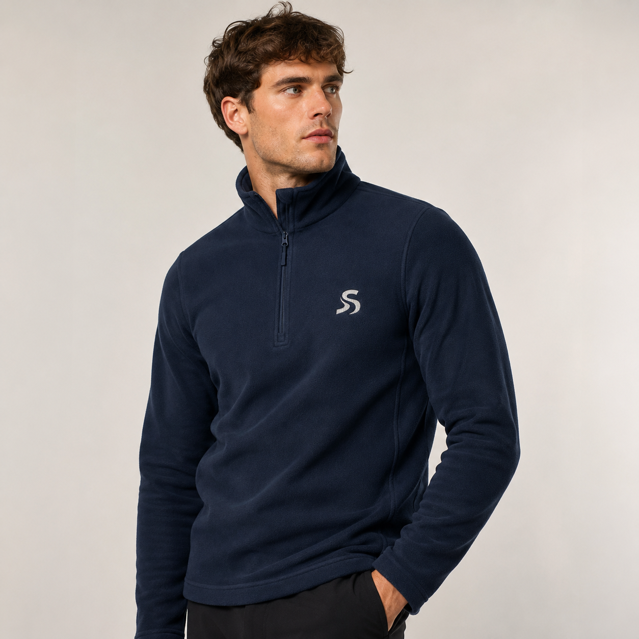 Quarter-Zip Microfleece Mid Layer