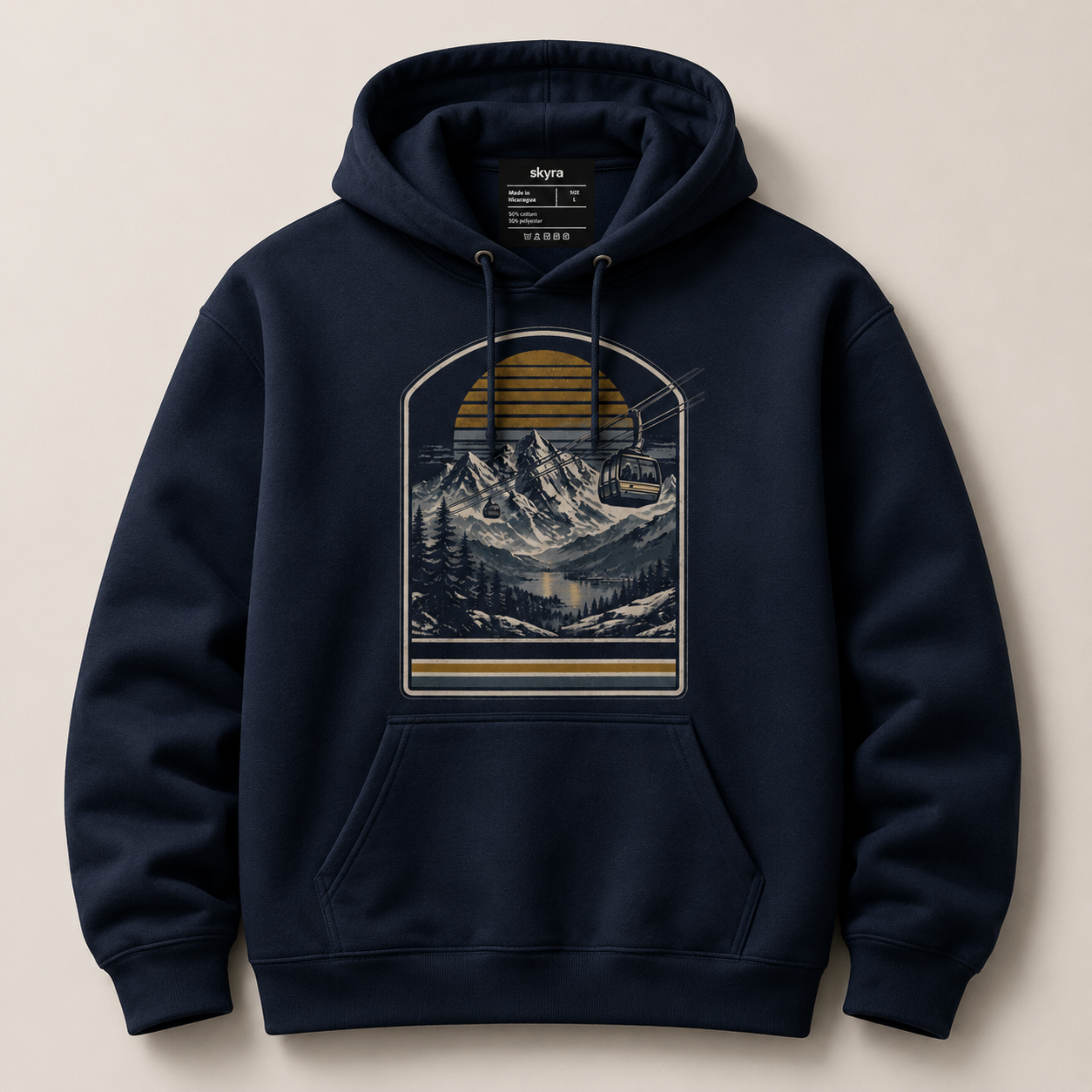 Retro Ski Gondola Hoodie