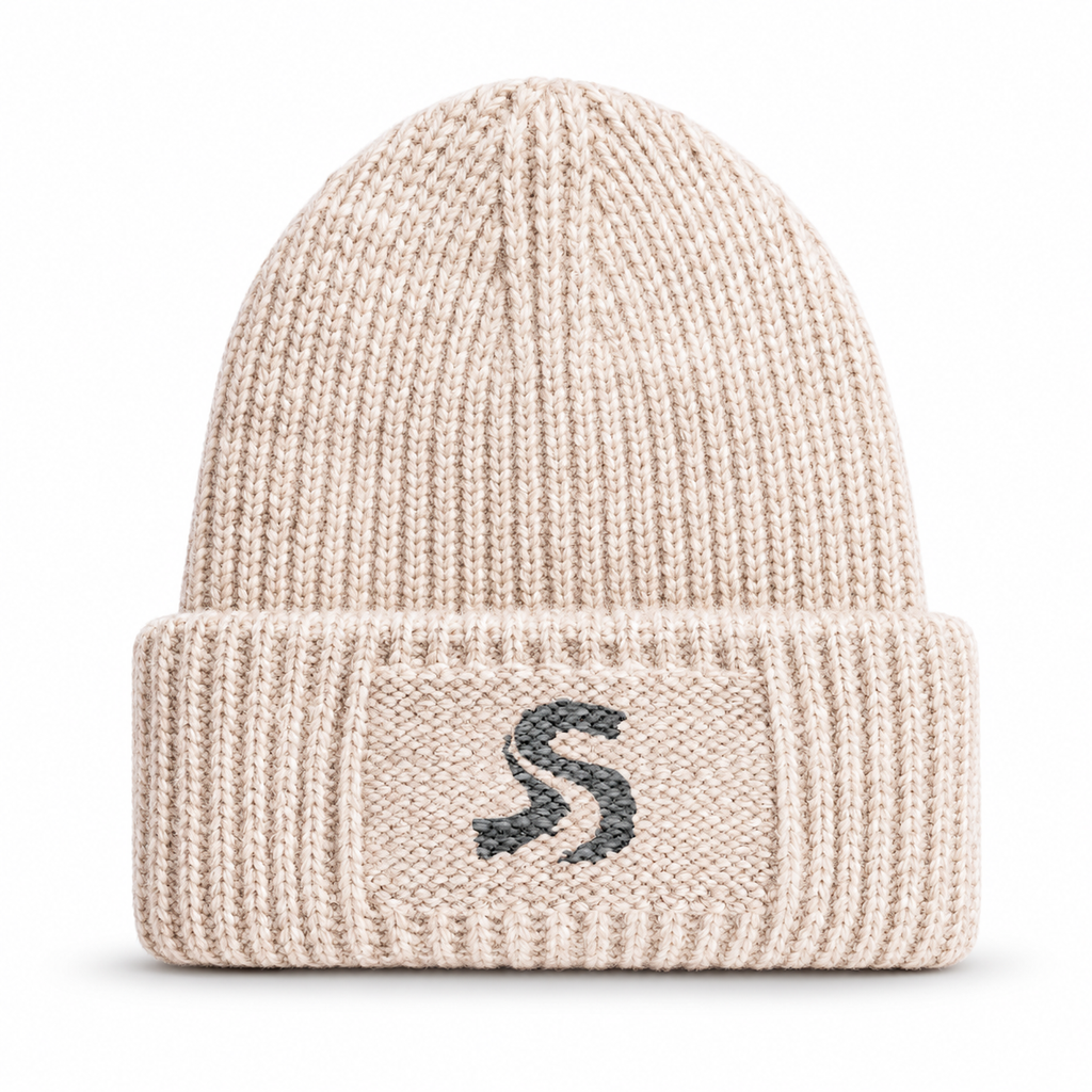 Reverse Chunky Knit Beanie