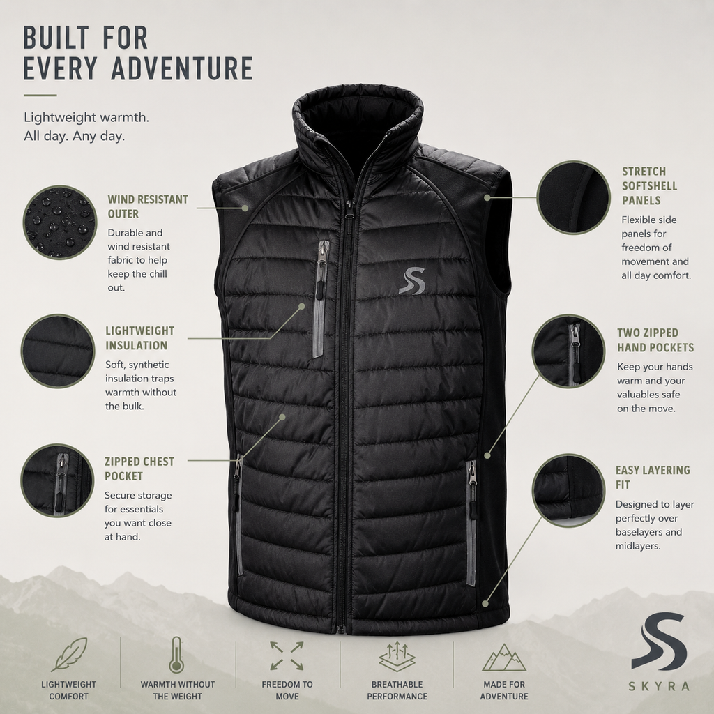 Compass Padded Gilet