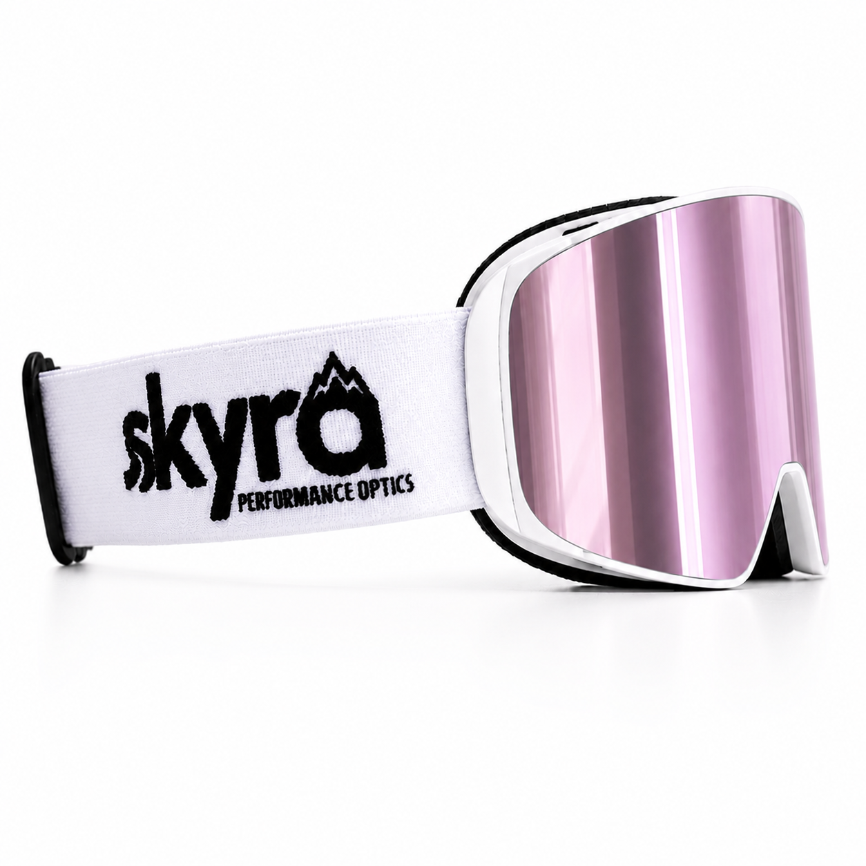 Skyra Magnetic Ski Goggles - Pink Mirror