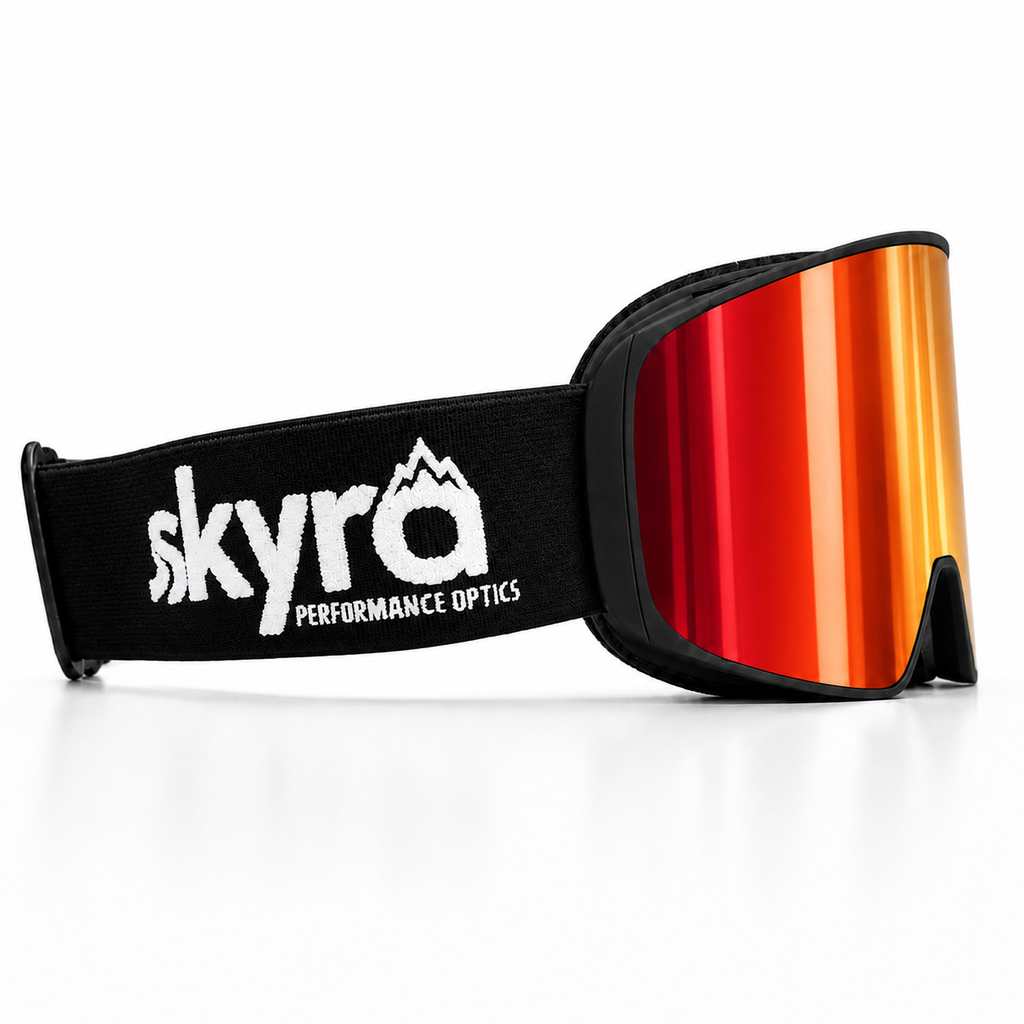 Skyra Magnetic Ski Goggles - Red Mirror