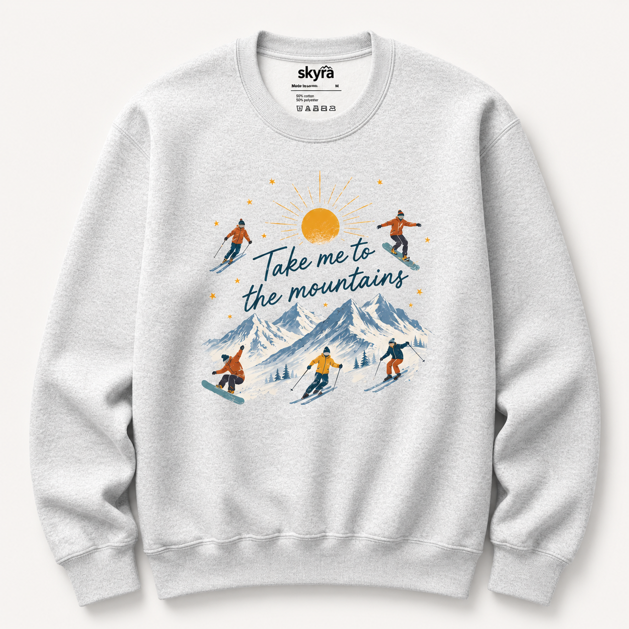 Take me to the Mountains Ski Sweatshirt