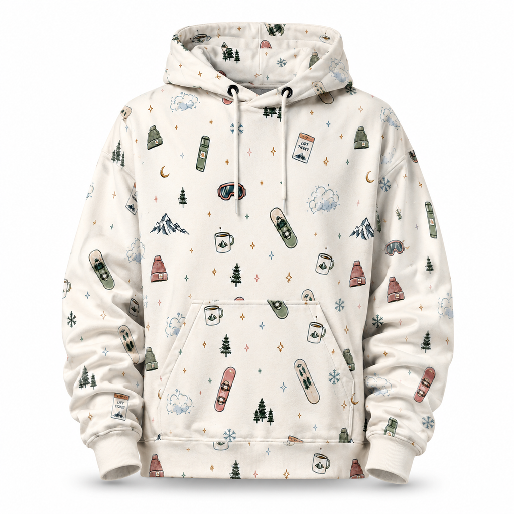 Powder Girl - Snowboarder Hoodie