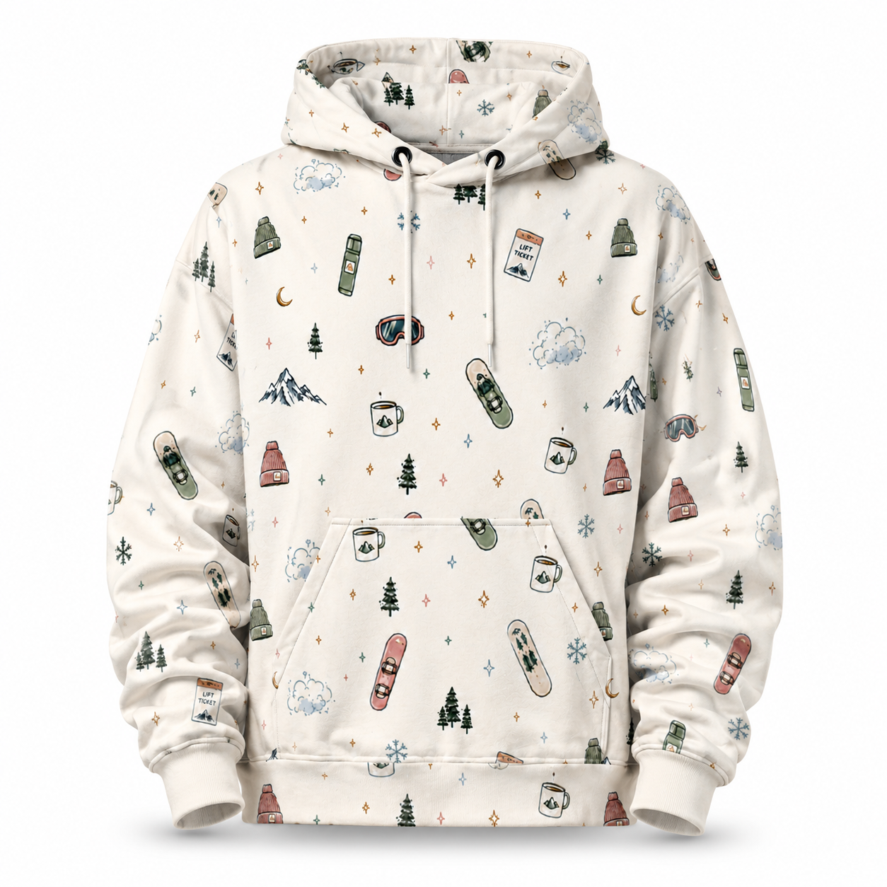Powder Girl - Snowboarder Hoodie