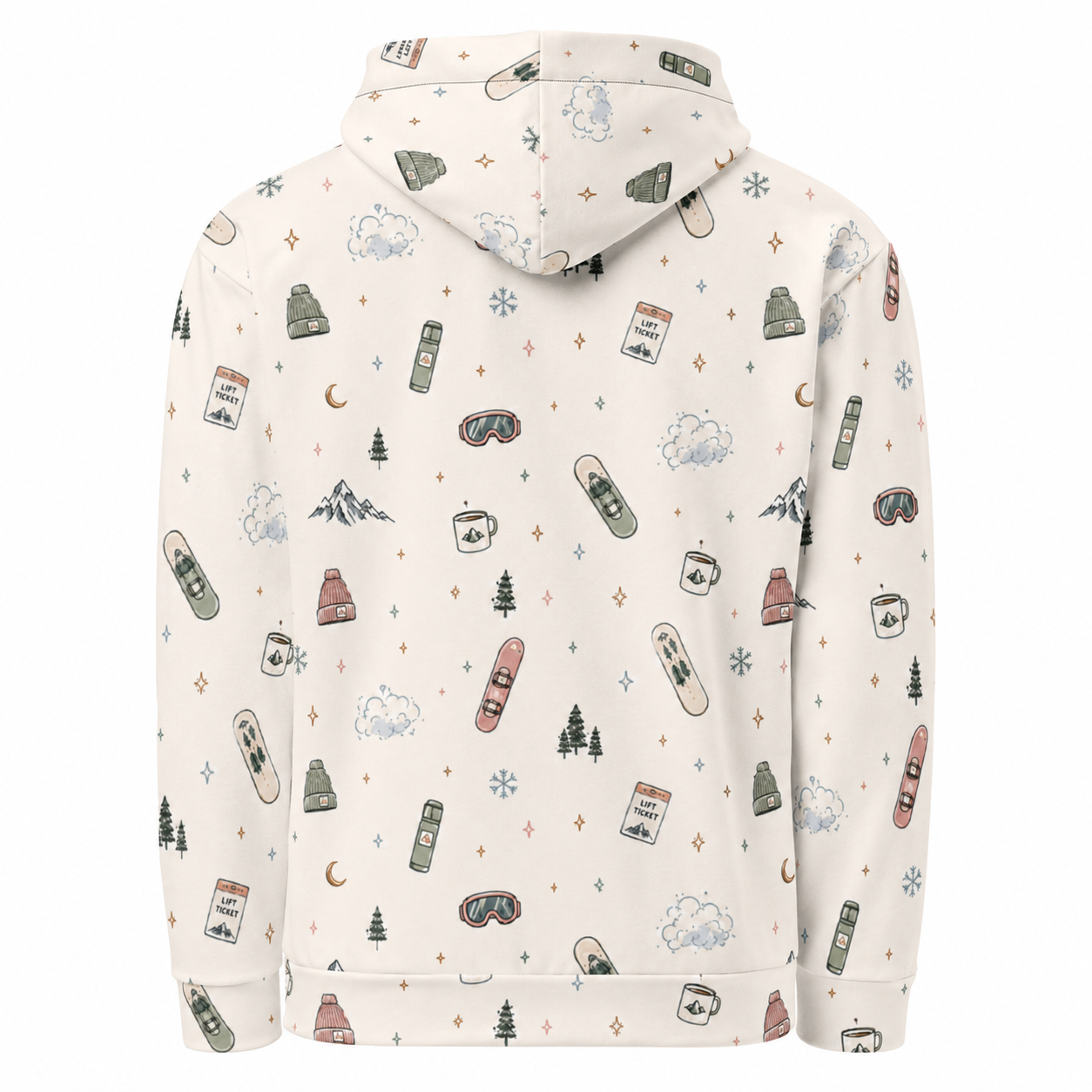 Powder Girl - Snowboarder Hoodie