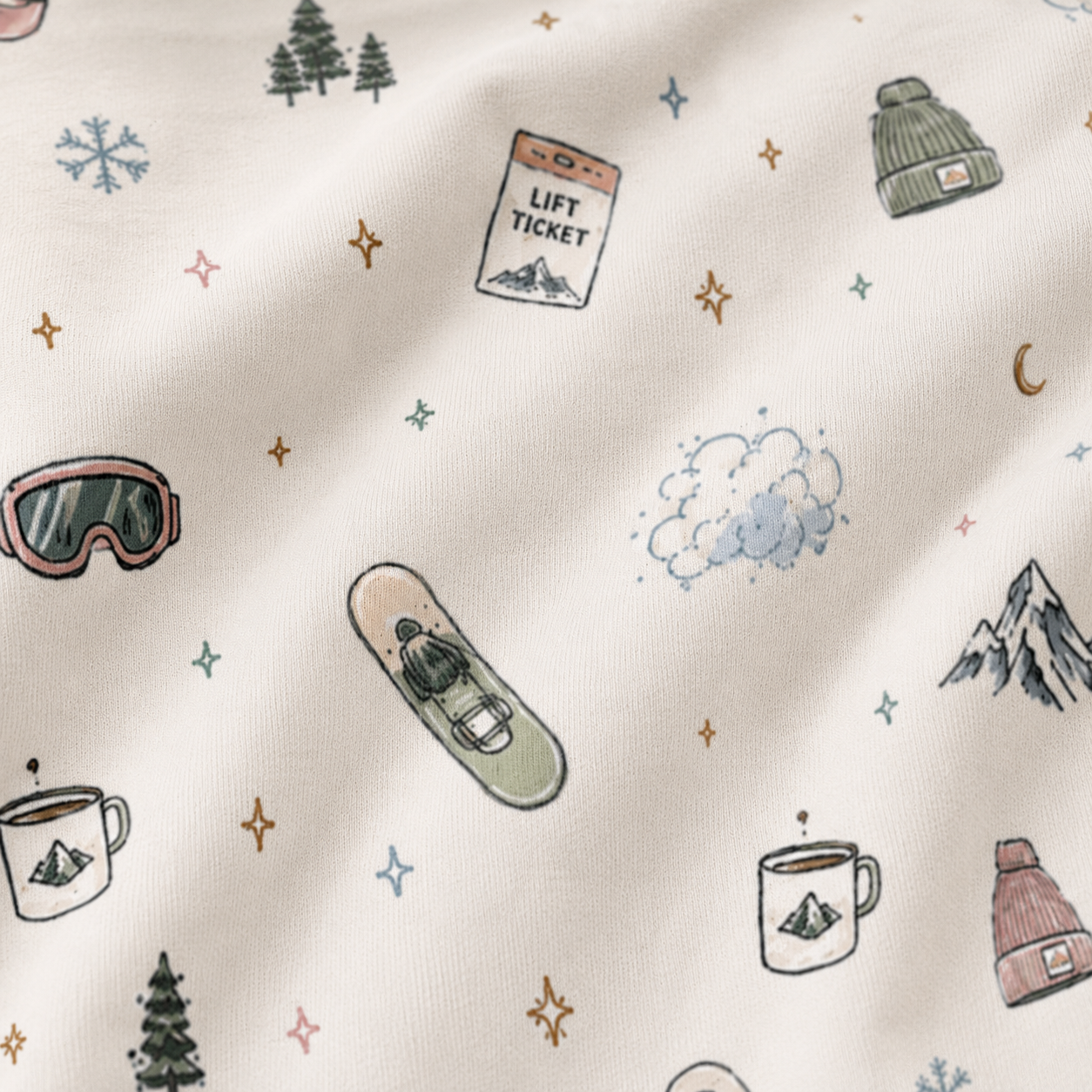 Powder Girl - Snowboarder Hoodie