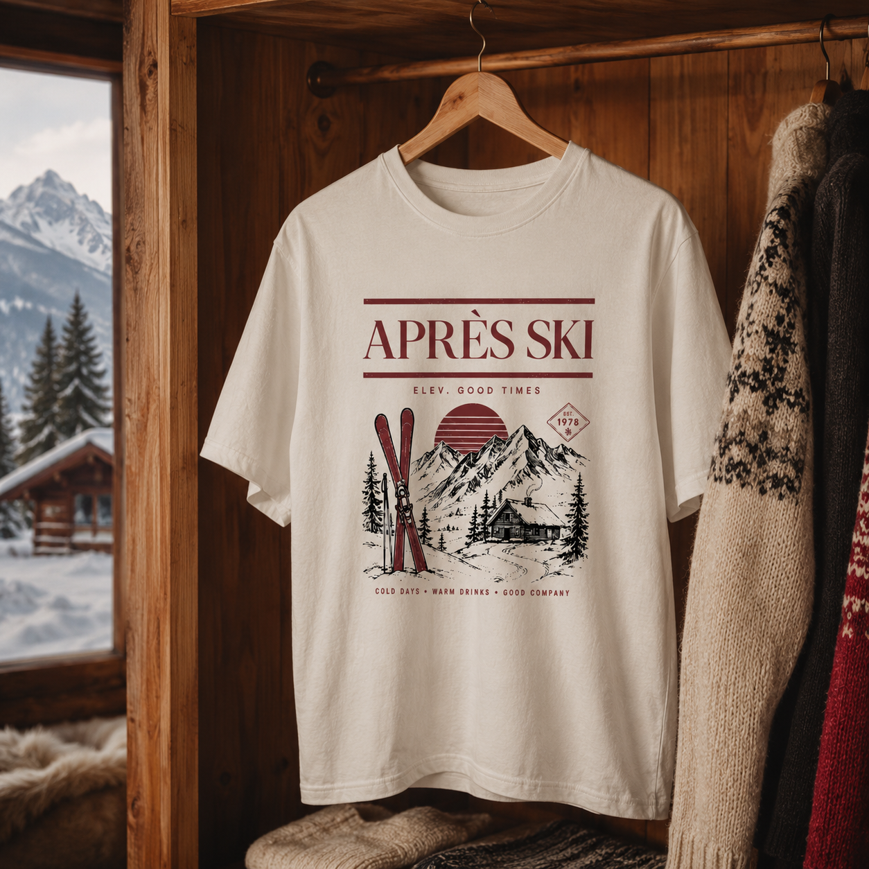 Apres Elevate Good Times Organic Cotton T-Shirt