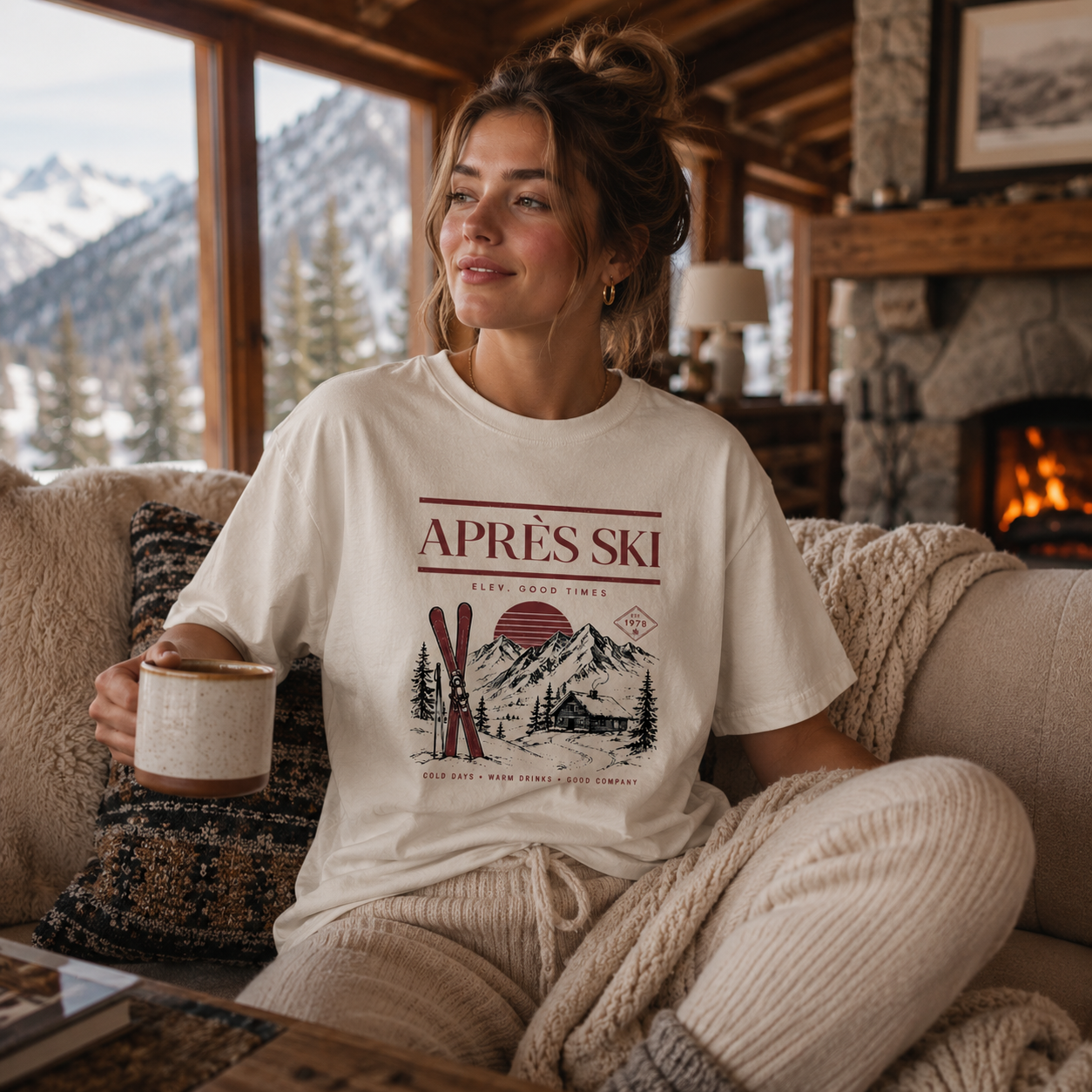 Apres Elevate Good Times Organic Cotton T-Shirt