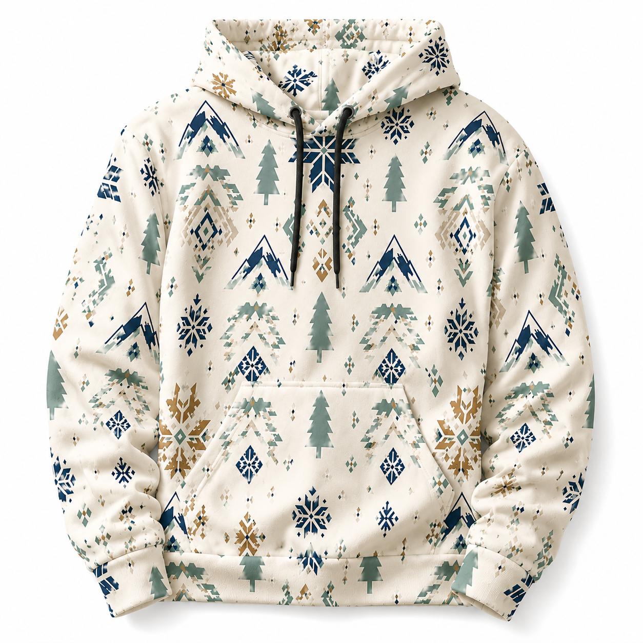 Winter Geometric Hoodie