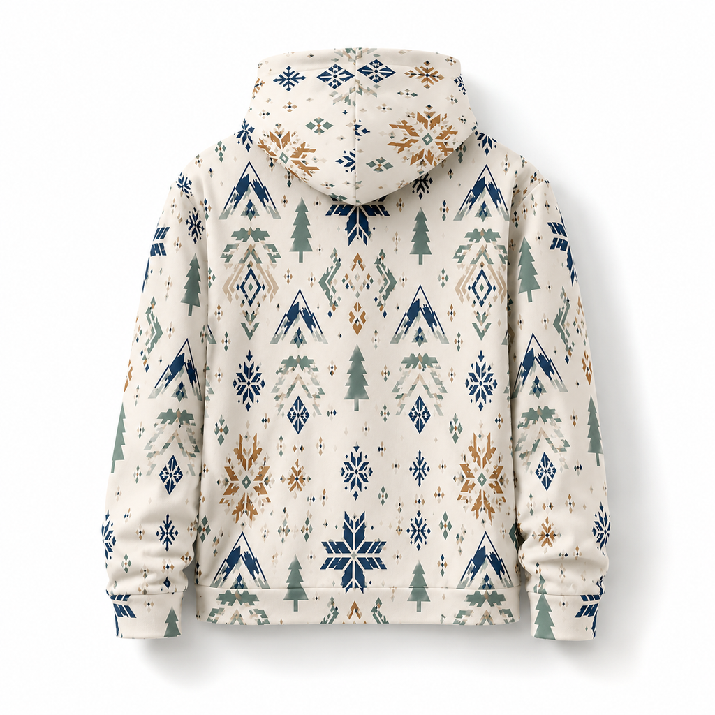 Winter Geometric Hoodie