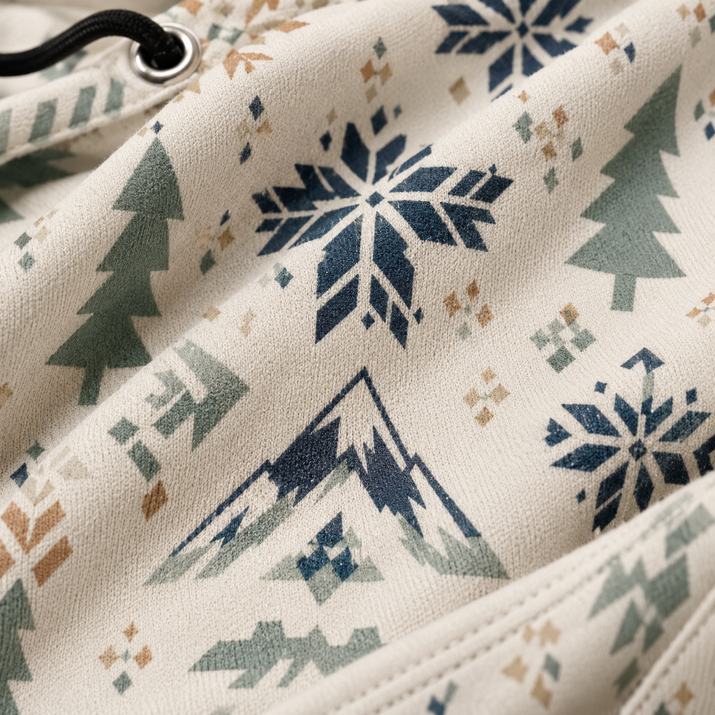 Winter Geometric Hoodie