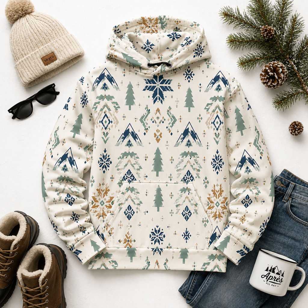 Winter Geometric Hoodie