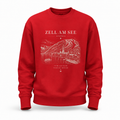 Zell am See Unisex Sweatshirt – Red
