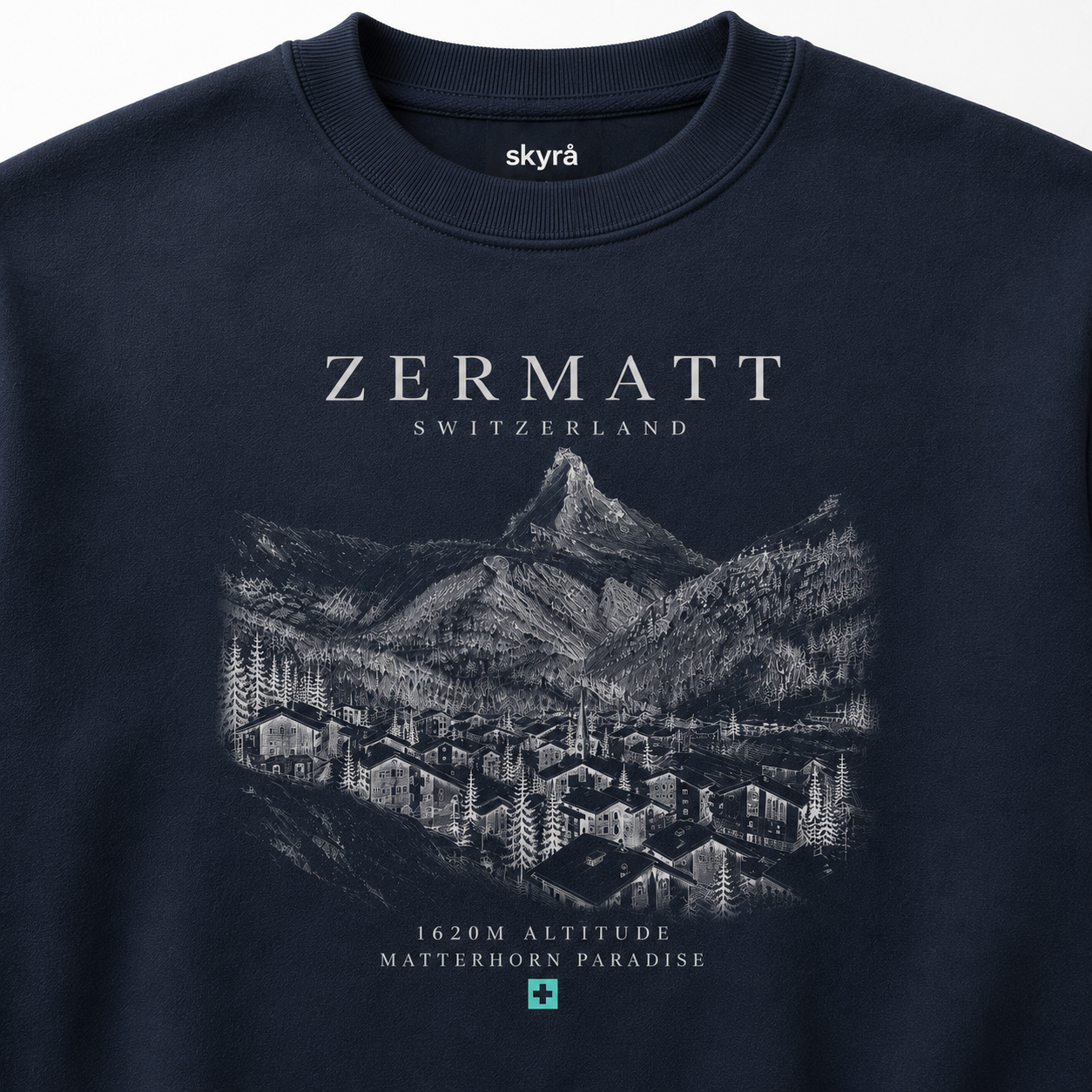 Zermatt Unisex Sweatshirt - Navy