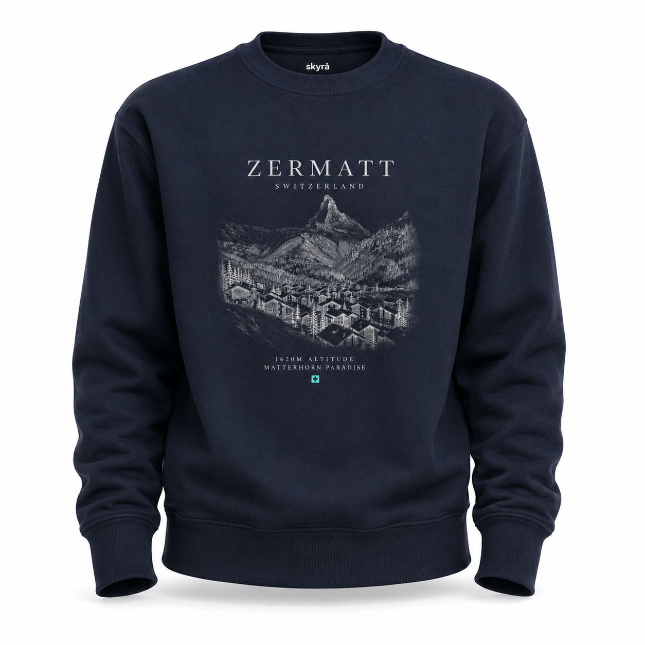 Zermatt Unisex Sweatshirt - Navy