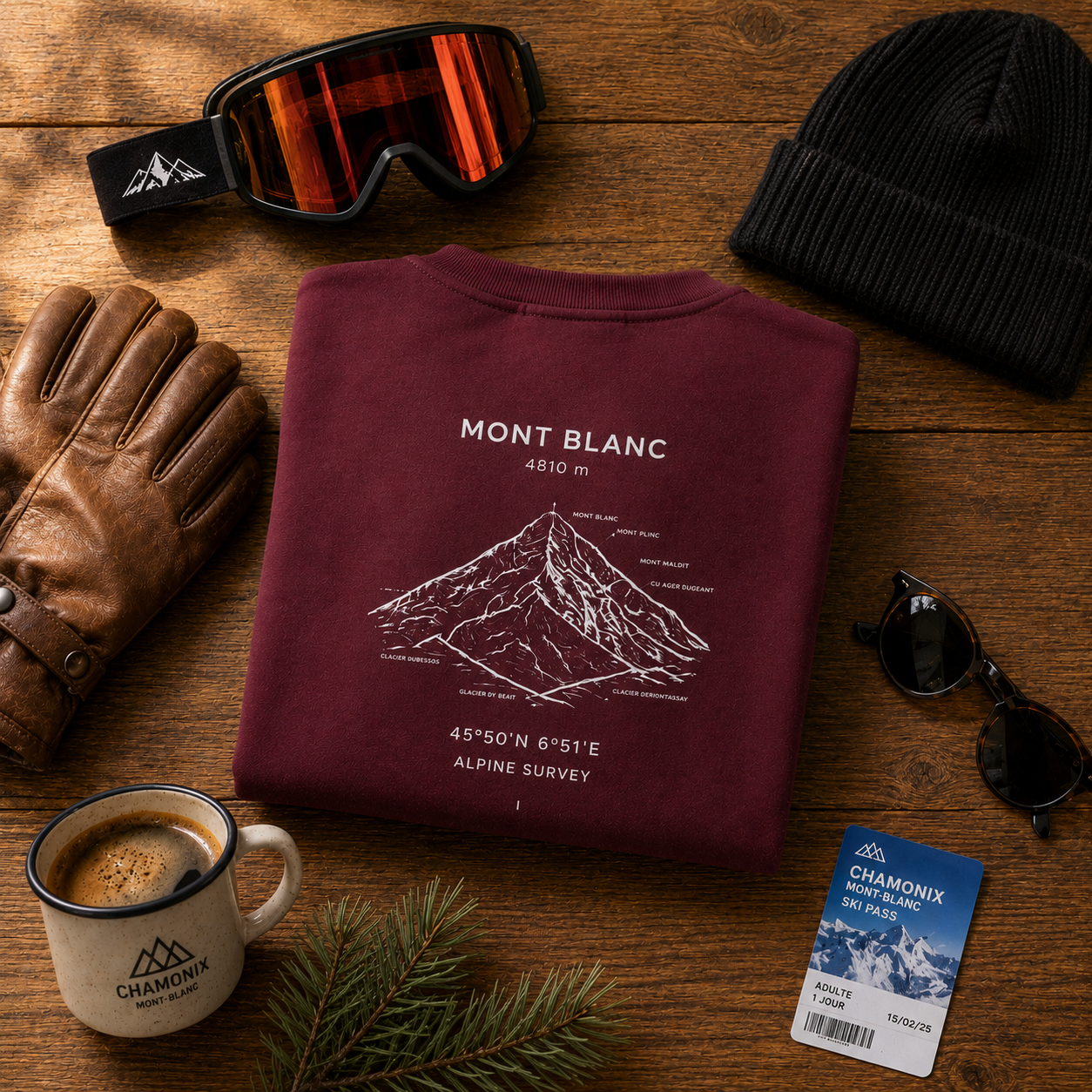 Mont Blanc Alpine Survey Sweatshirt