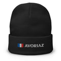 Avoriaz Black beanie hat