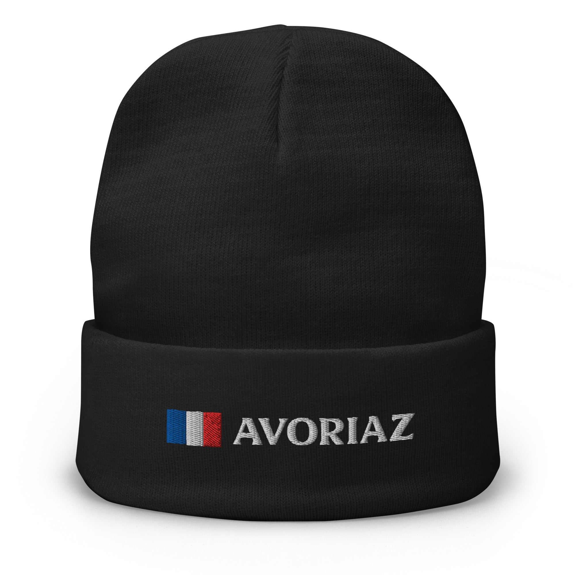 Avoriaz Black beanie hat
