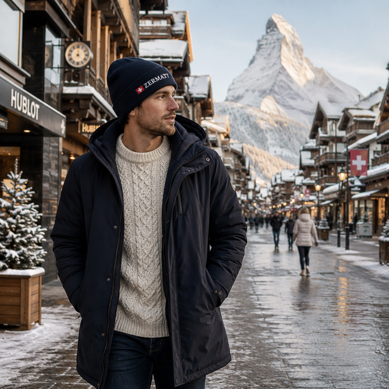 Zermatt Embroidered Beanie