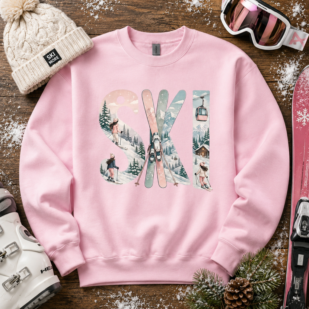 Blush Slopes Sweatshirt
