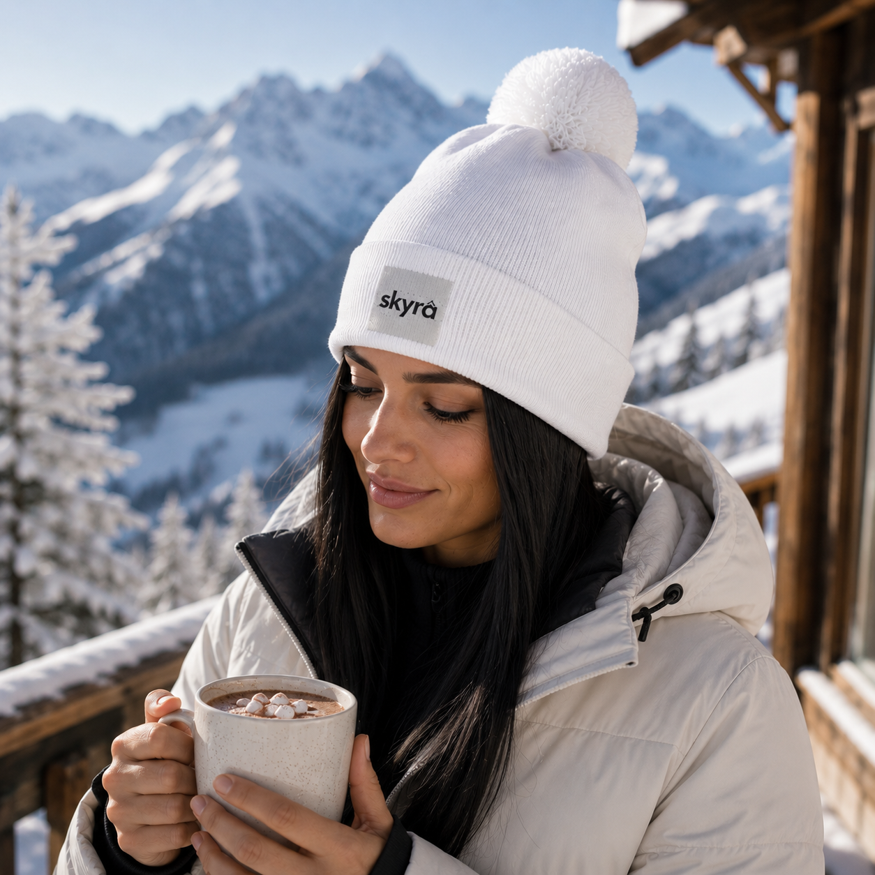 Skyra - Pom Pom Beanie