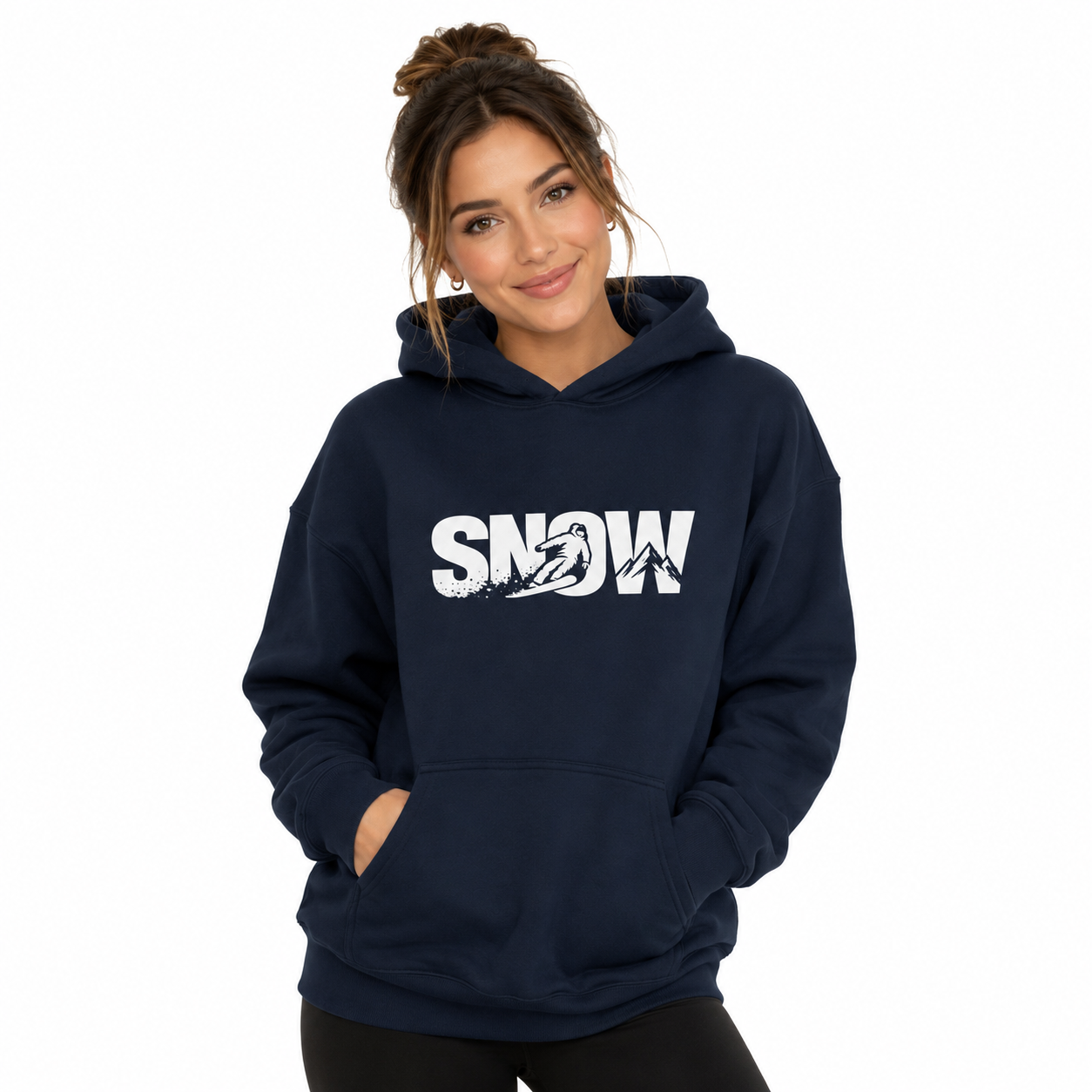 Alpine Snowboarder Hoodie